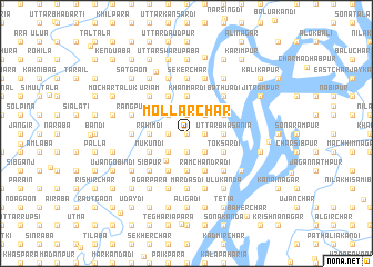 map of Mollār Char