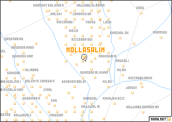 map of Mollā Salīm