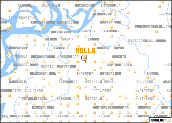 map of Molla