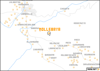 map of Mollebaya