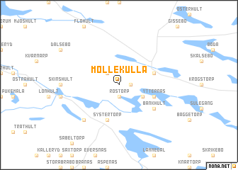 map of Möllekulla