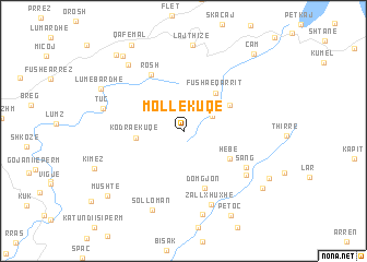 map of Mollëkuqe