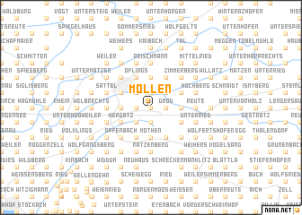 map of Möllen