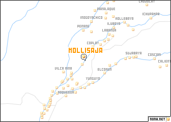 map of Mollisaja