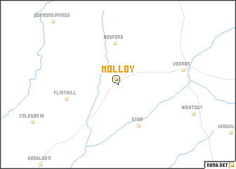 map of Molloy