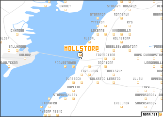 map of Möllstorp