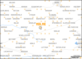 map of Mölme