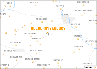map of Molochnyye Dvory