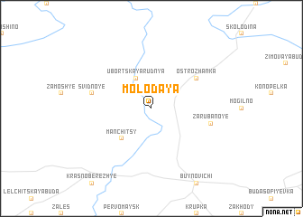 map of Molodaya