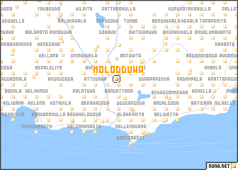 map of Molodduwa