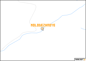 map of Molodëzhnoye