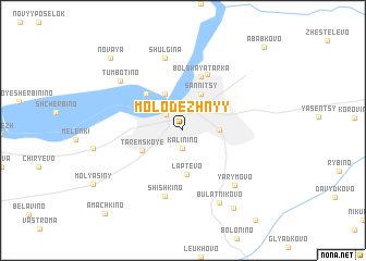map of Molodëzhnyy