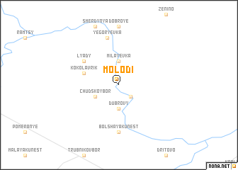 map of Molodi