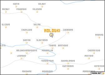 map of Molodki
