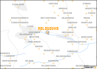 map of Molodovka