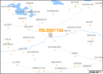 map of Molodoy Tud