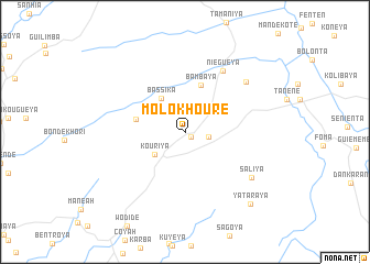 map of Molokhouré