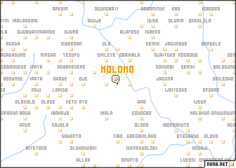 map of Molomo