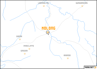 map of Molong