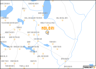map of Molori