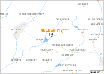 map of Moloshnyy