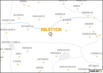 map of Molotychi