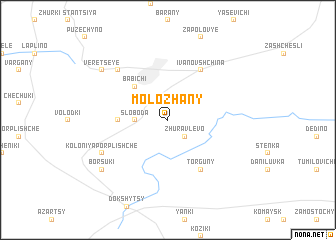map of Molozhany