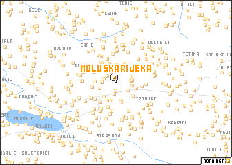 map of Moluška Rijeka
