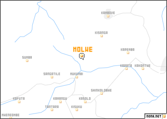 map of Molwe