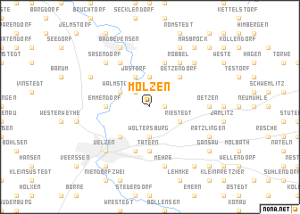 map of Molzen