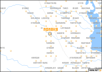 map of Momaka