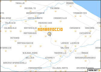 map of Mombaroccio