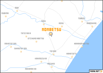 map of Mombetsu