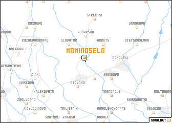 map of Momino Selo