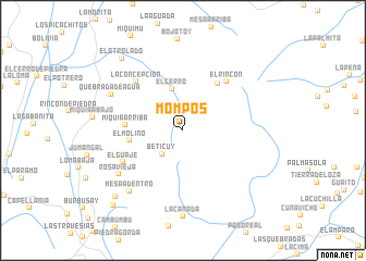 map of Mompos