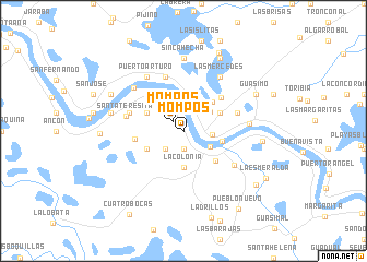 map of Mompos