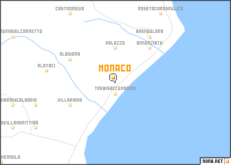 map of Monaco