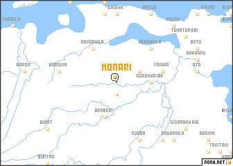 map of Monari