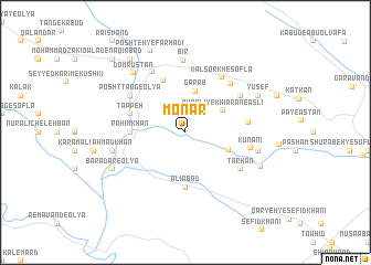 map of Monār