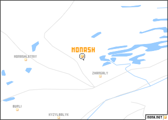 map of Monash