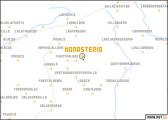 map of Monasterio