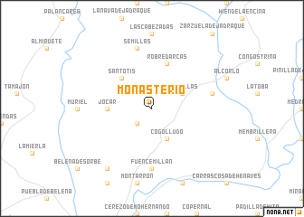 map of Monasterio