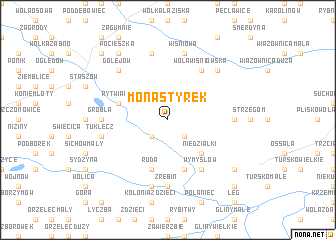 map of Monastyrek