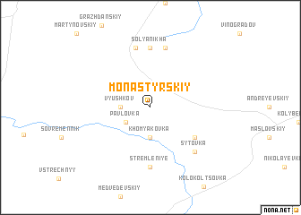 map of Monastyrskiy
