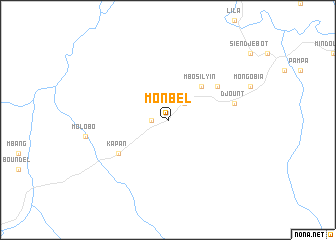 map of Monbel