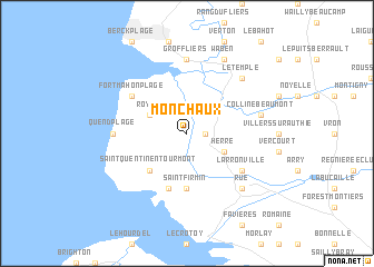 map of Monchaux