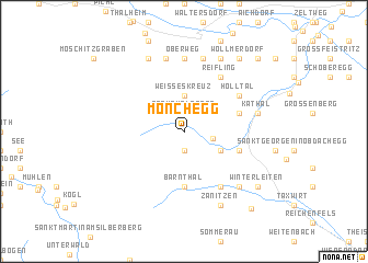 map of Mönchegg