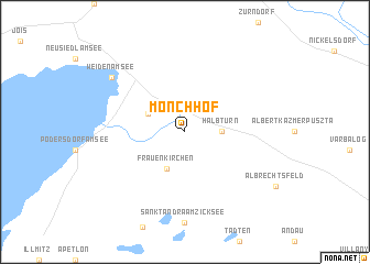 map of Mönchhof