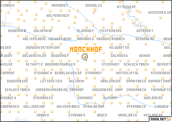 map of Mönchhof