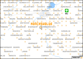 map of Mönchswalde